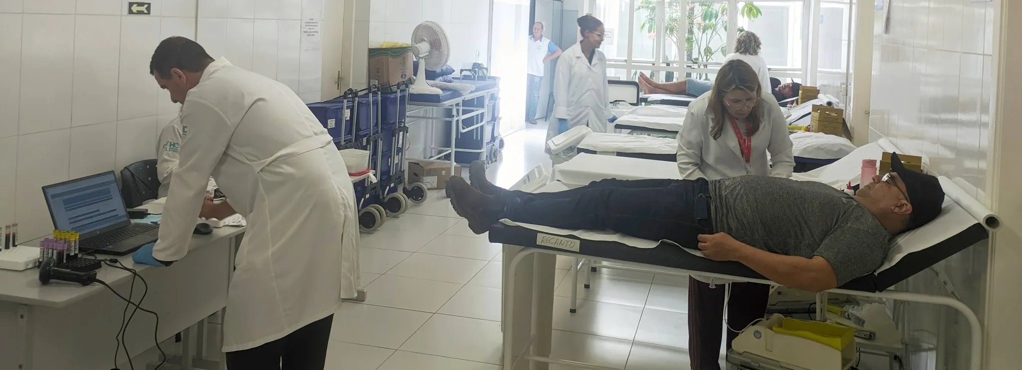HCFMB e Secretaria de Saúde realizam Coleta de Sangue, em Cerqueira César 