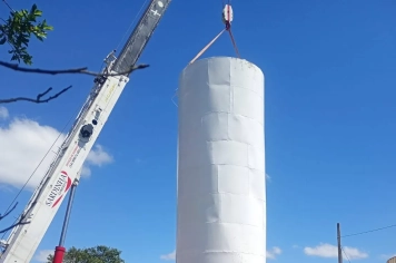 Governo Municipal inicia implantação de novos reservatórios de água 