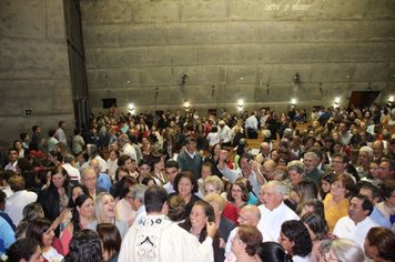 Prefeito na posse do Pe. Tarcísio