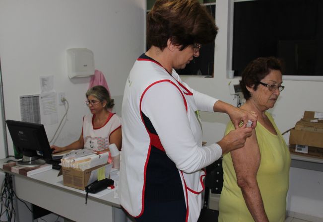 Campanha contra gripe está sendo realizada 