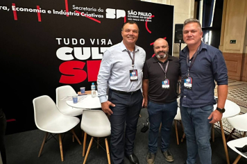 Prefeito e Secretário de Cultura participam do lançamento do programa CULTSP