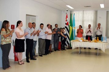 Autoridades participam da reinauguração do Banco do Brasil 