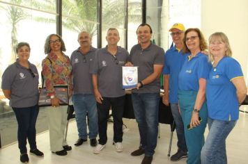 Governador do Rotary Clube é recepcionado pelo Prefeito, no Paço Municipal 