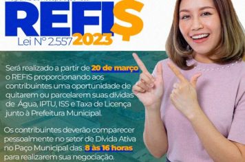 Governo de Cerqueira César lança o REFIS 2023