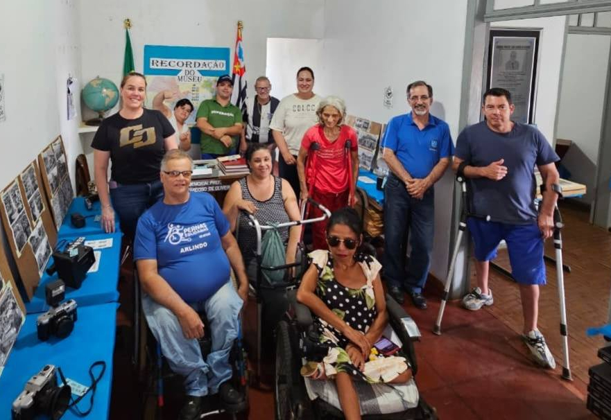 PCDs visitaram o Museu Municipal em celebração ao Aniversário de Cerqueira César