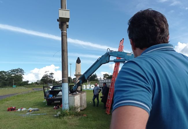 Governo Municipal inicia a instalação do sistema de monitoramento da cidade 