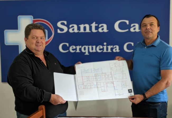 Provedor do Hospital e Prefeito Municipal anunciam a reforma da Santa Casa