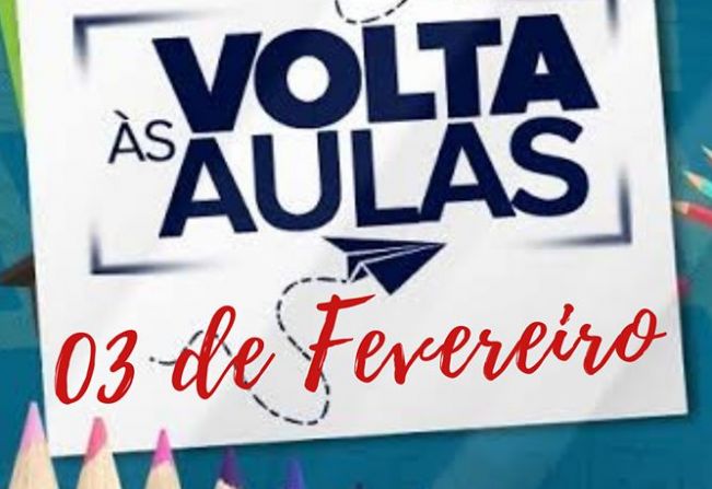 Secretaria de Educação confirma o início do ano letivo 